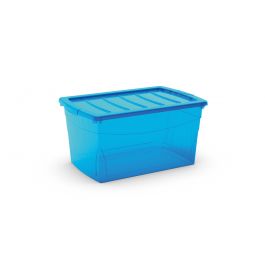 CONTENITORE T BOX XXL IN PLASTICA TRASPARENTE 58X79,50X43,50CM CON COPERCHIO