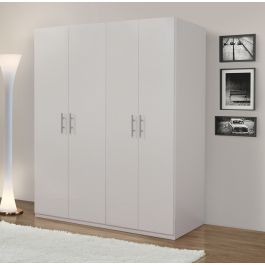 Armadio 4 porte smontato bianco opaco W1474