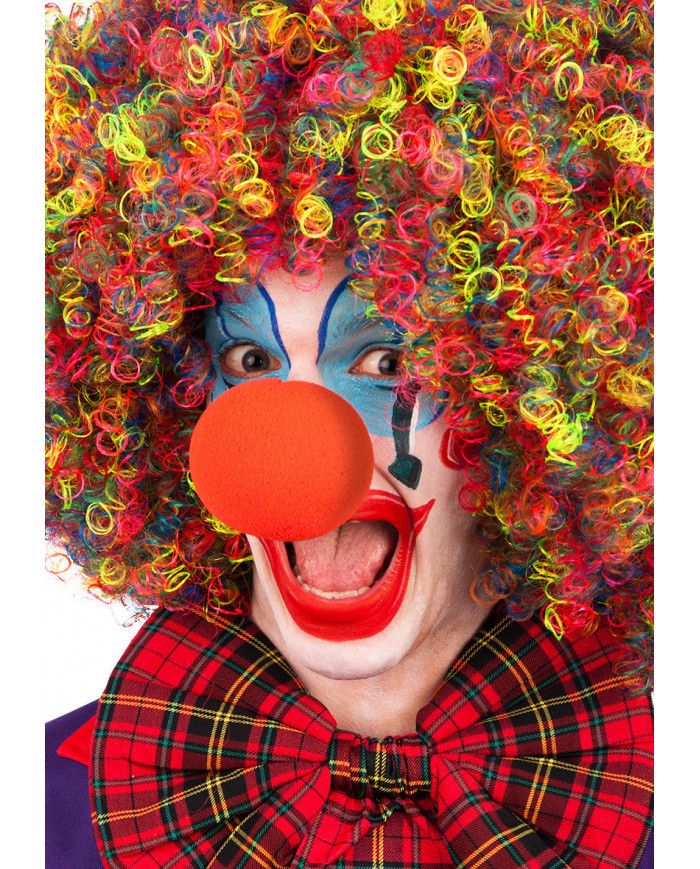 4 Pezzi Accessori Per Costume Di Clown, Naso Di Clown, Parrucca Di
