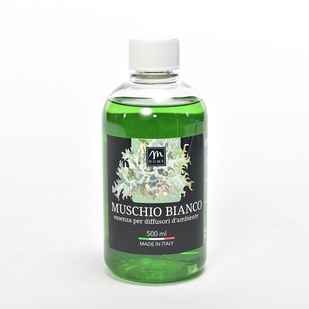 Ricarica per diffusore di essenza d'ambiente, confezione da 500 mL, Made in  Italy -Fiori Bianchi