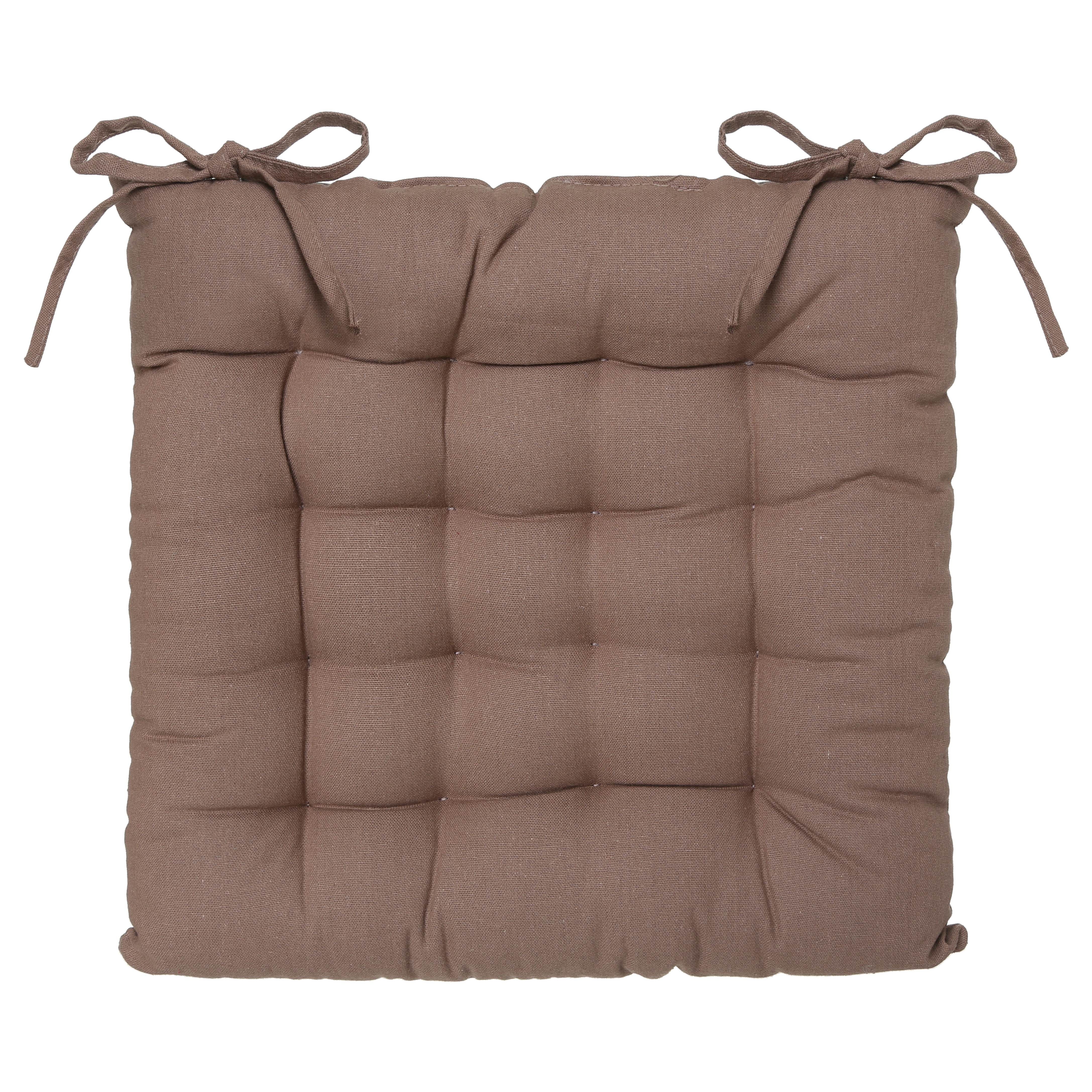 CUSCINO PER SEDIA MARRONE 38X38CM: vendita online CUSCINO PER SEDIA MARRONE  38X38CM in offerta