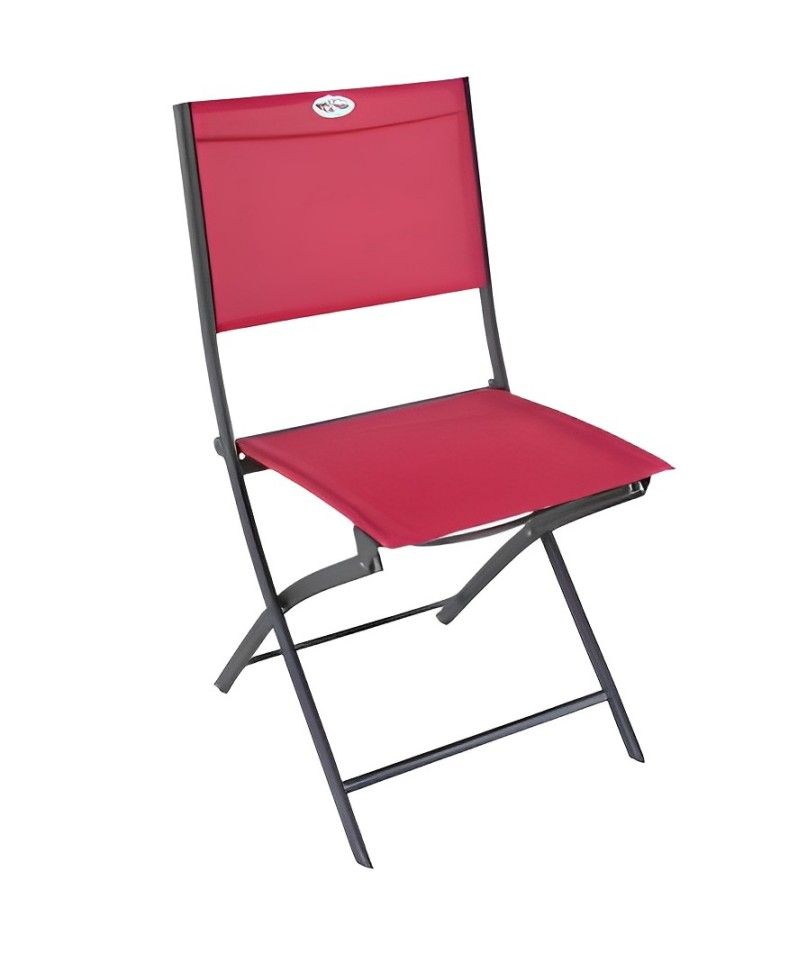 Sedia da esterno rossa 87cm: modello Modula