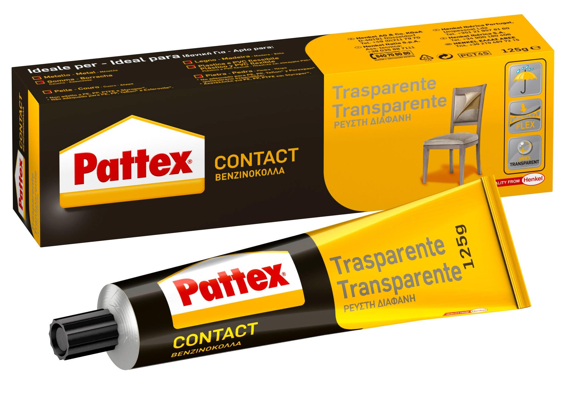 PATTEX CONTACT TRASPARENTE 125gr: vendita online PATTEX CONTACT