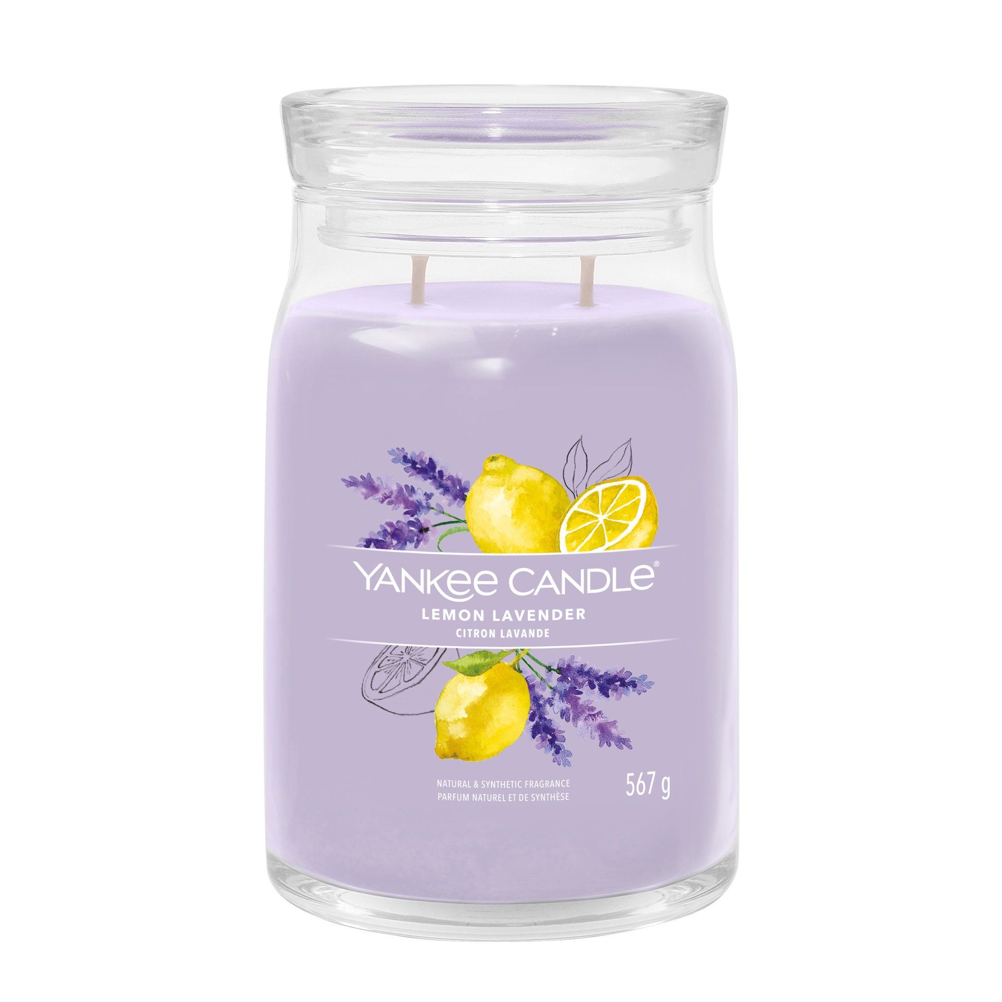 YANKEE CANDLE - GIARA MEDIA 2 STOPPINI LEMON LAVENDER: vendita online YANKEE  CANDLE - GIARA MEDIA 2 STOPPINI LEMON LAVENDER in offerta