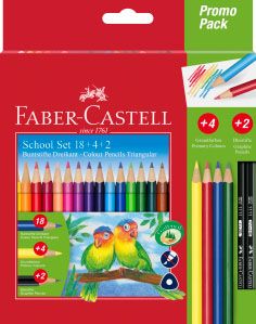 Astuccio Rotolo 18 Matite Grip FABER-CASTELL - 201541