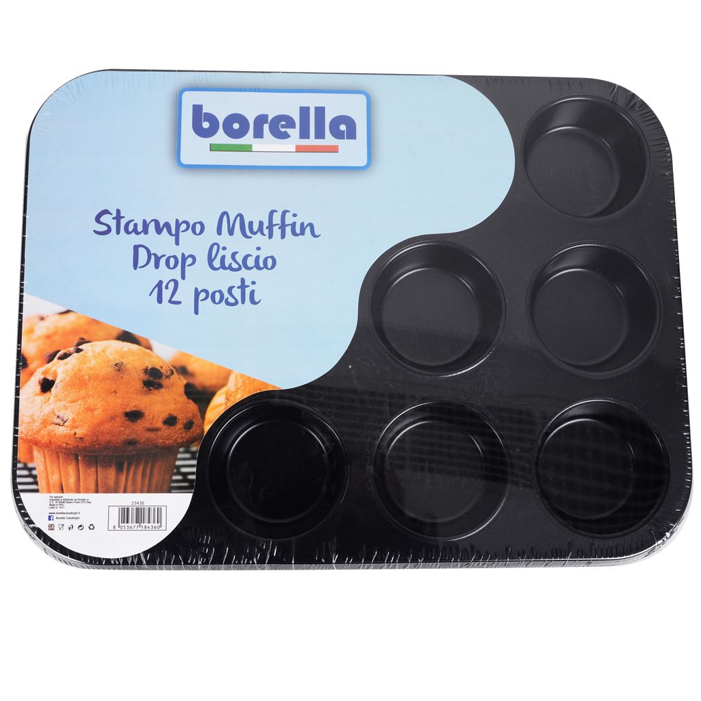 STAMPO LISCIO DROP PER 12 MUFFIN