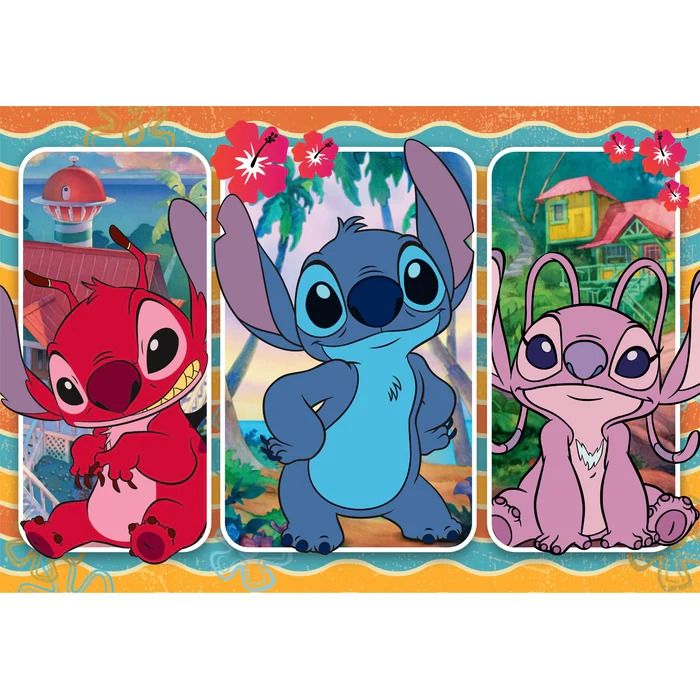 Clementoni Disney Stitch Puzzle Supercolor 104 Maxi Pezzi CLEMENTONI