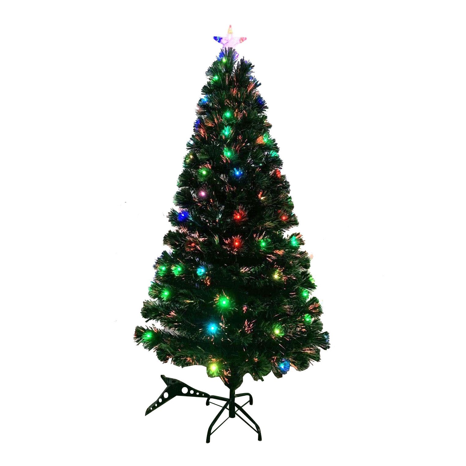 ALBERO FIBRE OTTICHE H. 120CM 125 TIPS CON SPINA 60 LUCI MULTICOLOR:  vendita online ALBERO FIBRE OTTICHE H. 120CM 125 TIPS CON SPINA 60 LUCI  MULTICOLOR in offerta