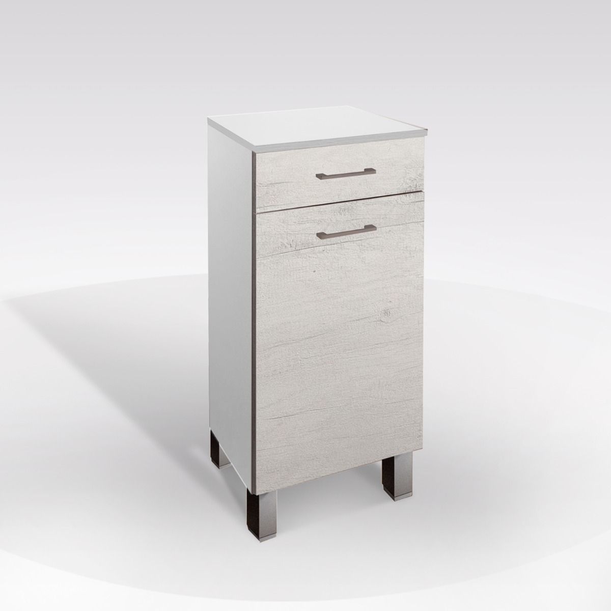 COLONNA GIREVOLE MOD. CLASSICA CM 43X43 H. 186 BIANCO LUCIDO