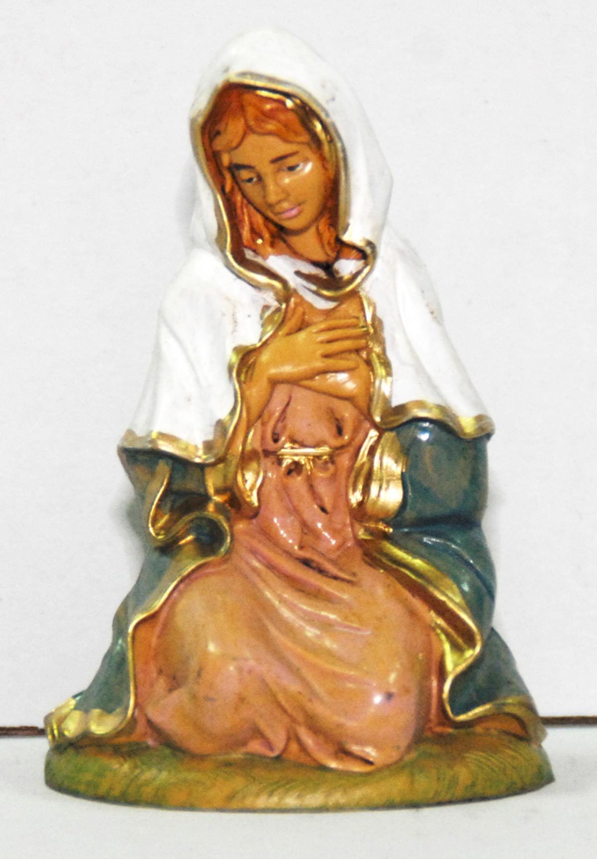 Statuina Madonna in Ginocchio - per Serie da 7 cm - Il Villaggio