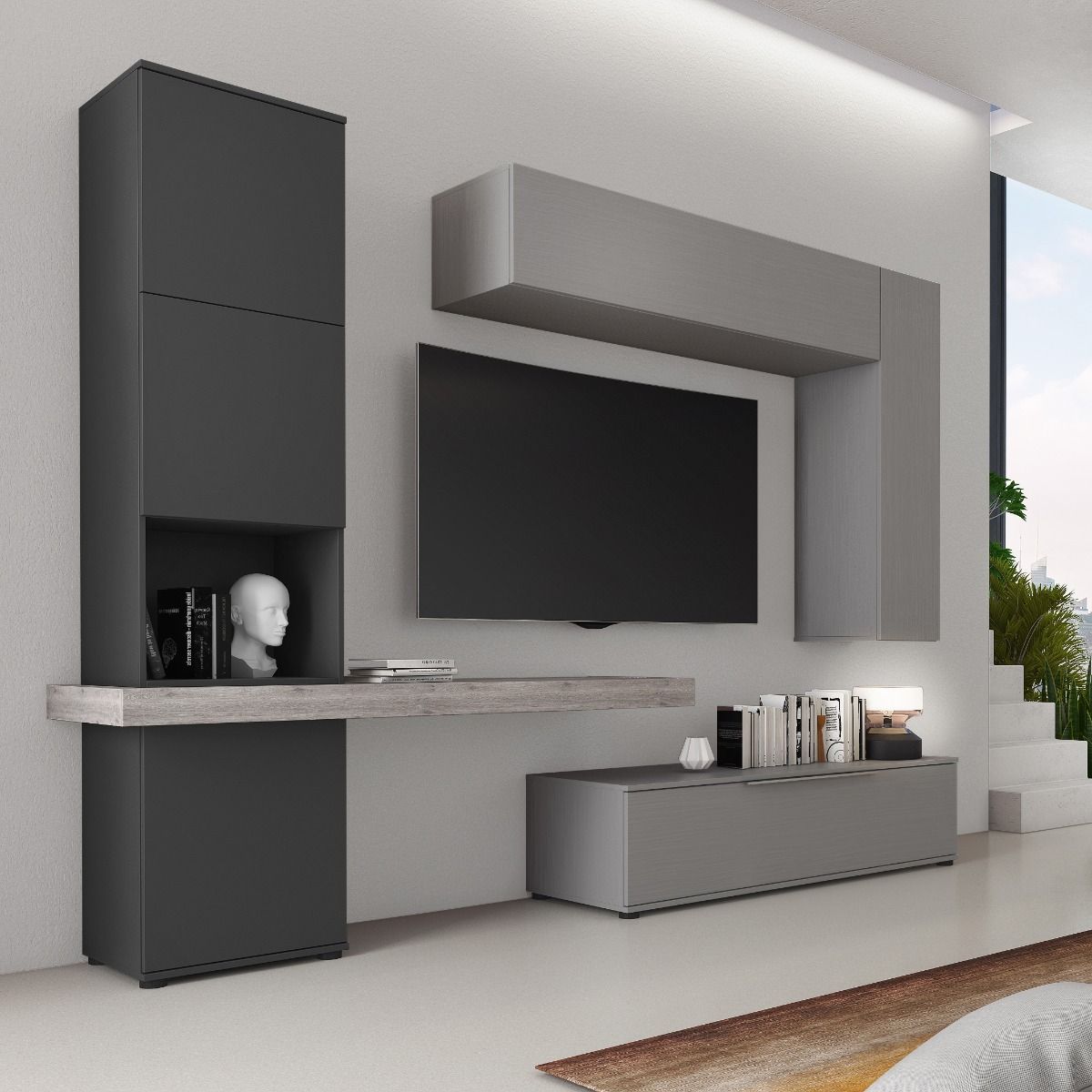 Soggiorno completo moderno modello Atena: vendita online soggiorno moderno  mod Atena in offerta