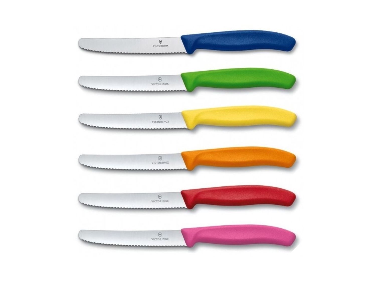 VICTORINOX - SWISS CLASSIC 6 PEZZI COLTELLI DA TAVOLA COLORI ASSORTITI