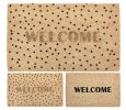 ZERBINO DI COCCO WELCOME CON POIS 60X40CM ASSORTITO: vendita online ZERBINO  DI COCCO WELCOME CON POIS 60X40CM ASSORTITO in offerta