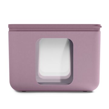 BLIM PLUS - CONTENITORE PEEK BOX QUADRATO S MAUVE 13.3X13.3 H 10CM 1.3LT