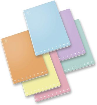 PIGNA - QUADERNO MAXI MONOCROMO PASTEL 50FF/SH A4 ASSORTITO 