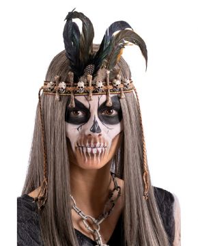 FASCIA DIADEMA VOODOO HALLOWEEN PER DONNA