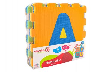 VITAMINA G - MATTONELLE PUZZLE LETTERE 9 PEZZI 10MM 32X32CM