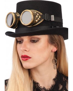 OCCHIALI TONDI STEAMPUNK 