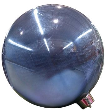 SFERA IN PLASTICA AZZURRO LUCIDO DIAM. 30CM