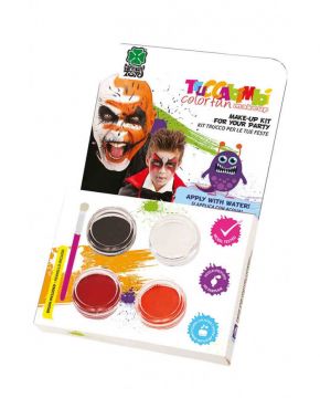 KIT TRUCCO AD ACQUA VAMPIRO CON PENNELLO