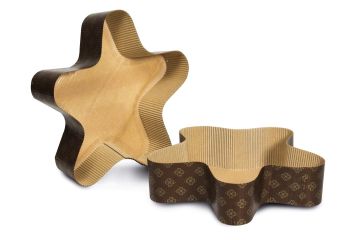 SET 3 STAMPI STELLA LINEA RICORRENZE IN CARTA DA FORNO 25X21X6CM