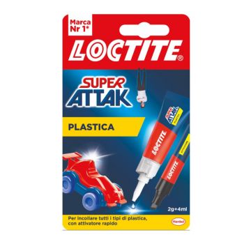 LOCTITE SUPER ATTAK PLASTICA 2gr+4ml