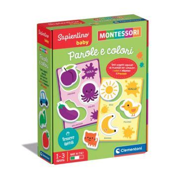 CLEMENTONI SAPIENTINO BABY MONTESSORI - PAROLE E COLORI