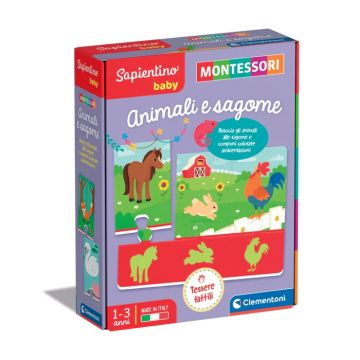 CLEMENTONI SAPIENTINO BABY - ANIMALI E SAGOME