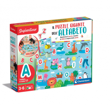 CLEMENTONI  SAPIENTINO - PUZZLE FLOOR ALFABETO