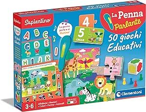 CLEMENTONI SAPIENTINO - PENNA INTERATTIVA 50 GIOCHI