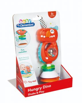 CLEMENTONI BABY - INTERACTIVE RATTLE HUNGRY DINO