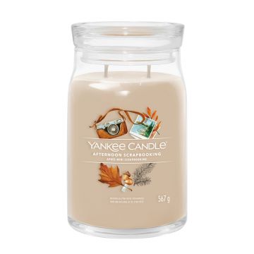 YANKEE CANDLE  - GIARA GRANDE A 2 STOPPINI AFTERNOON SCRAPBOOKING