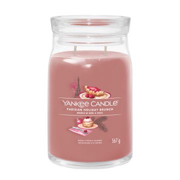 YANKEE CANDLE  - GIARA GRANDE 2 STOPPINI PARISIAN HOLIDAY BRUNCH