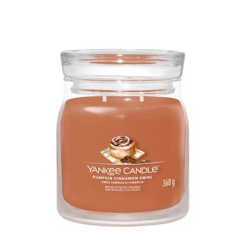 YANKEE CANDLE  - GIARA MEDIA 2 STOPPINI PUMPKIN CINNAMON SWIRL