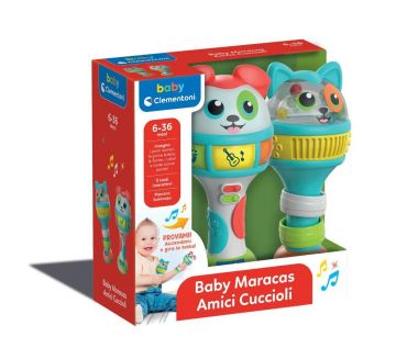 CLEMENTONI BABY - MARACAS AMICI CUCCIOLI ASSORTITO