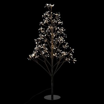 ALBERO LUMINOSO 690 LUCI DA ESTERNO A PRESA IN METALLO/PVC 16X16X90CM