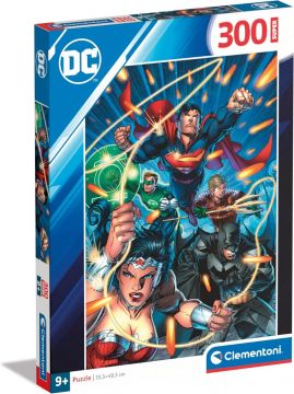 CLEMENTONI SUPER - PUZZLE 300 PEZZI DC COMICS JUSTICE LEAGUE