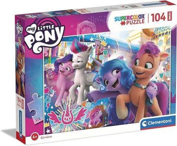 CLEMENTONI SUPERCOLOR - PUZZLE 104 MAXI PEZZI LITTLE PONY