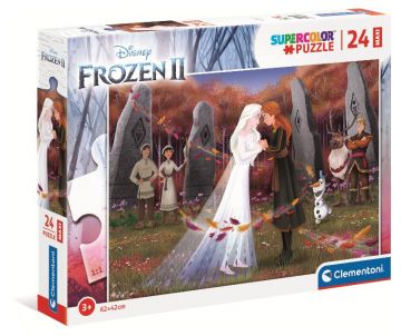 CLEMENTONI SUPERCOLOR - PUZZLE 24 MAXI PEZZI FROZEN 2