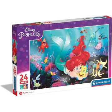 CLEMENTONI DISNEY PRINCESS - PUZZLE 24 MAXI PEZZI LITTLE MERMAID