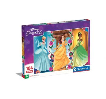 CLEMENTONI SUPER - PUZZLE 104 PEZZI DISNEY PRINCESS