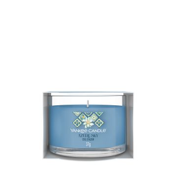 YANKEE CANDLE - CANDELA VOTIVE IN VETRO AZURE SKY