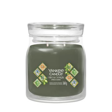 YANKEE CANDLE - GIARA MEDIA 2 STOPPINI OLIVE AND CYPRESS