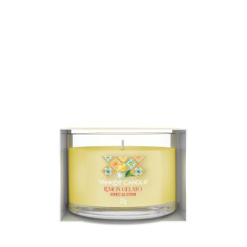 YANKEE CANDLE - CANDELA VOTIVE IN VETRO LEMON GELATO