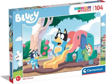 CLEMENTONI SUPERCOLOR - PUZZLE 104 PEZZI BLUEY 2