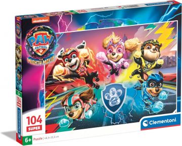 CLEMENTONI SUPER - PUZZLE 104 PEZZI PAW PATROL TH MIGHTY MOVIE