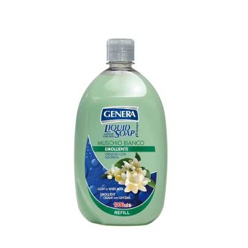 GENERA SAPONE LIQUIDO MUSCHIO BIANCO RICARICA 1000ML