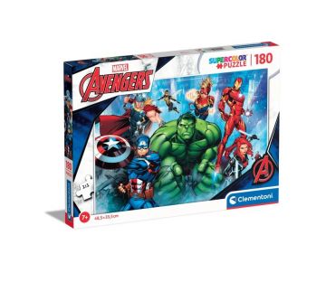 CLEMENTONI SUPERCOLOR - PUZZLE 180 PEZZI AVENGERS