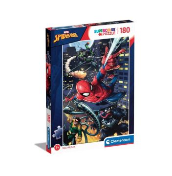 CLEMENTONI SUPERCOLOR - PUZZLE 180  PEZZI MARVEL SPIDER-MAN