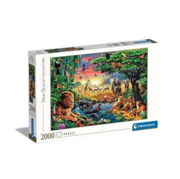 CLEMENTONI HQC - PUZZLE 2000 PEZZI THE AFRICAN GATHERING